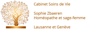 Logo du cabinet Soins de Vie, Sophie Zbaeren, Homéopathe et sage-femme à Lausanne et Genève